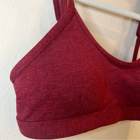 Bombshell Sportswear Volvano Heather Red‎ Sports Bra Size Extra Large - Picture 6 of 8